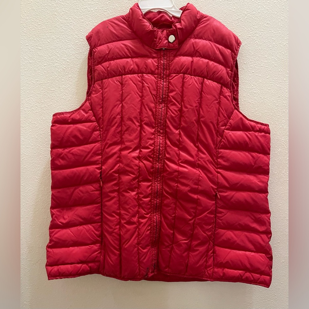 Coldwater Creek Cherry Quilted Vest